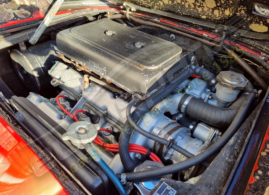 ferrari 246 dino (1975) con 58,145 miles, in preparazione per lo smantellamento di #27