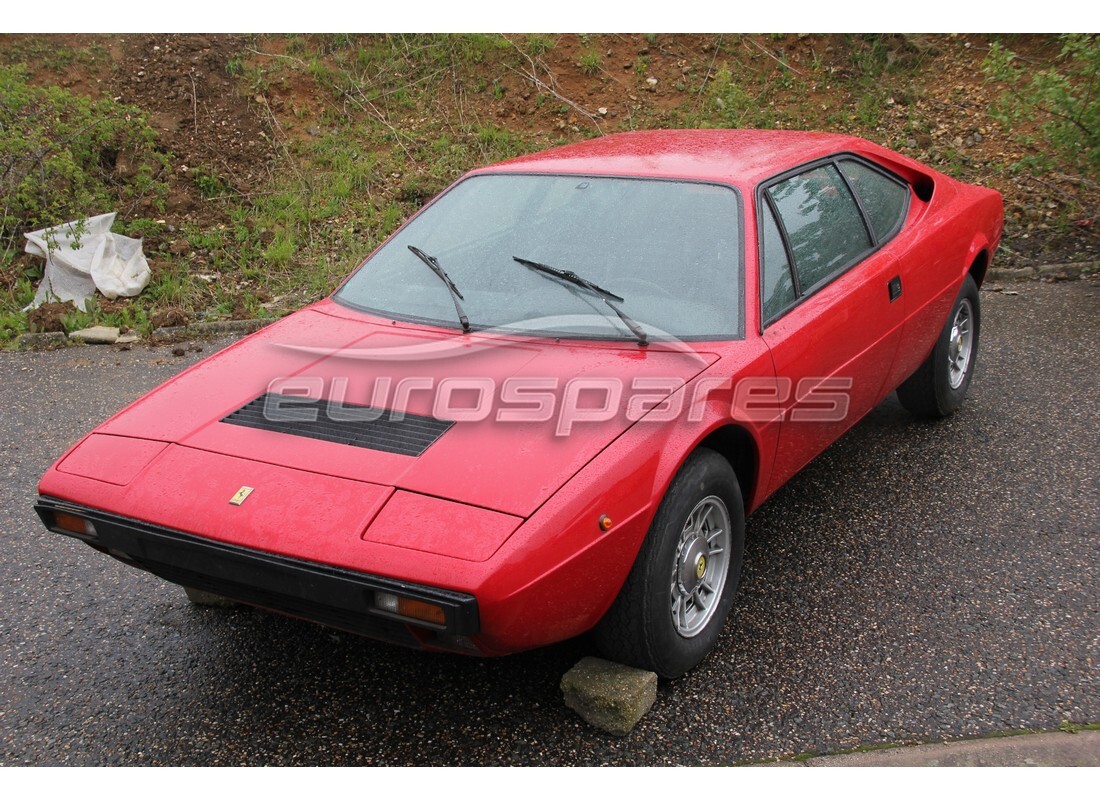 ferrari 308 gt4 dino (1976) con 4,173 chilometri, in preparazione per lo smantellamento #1