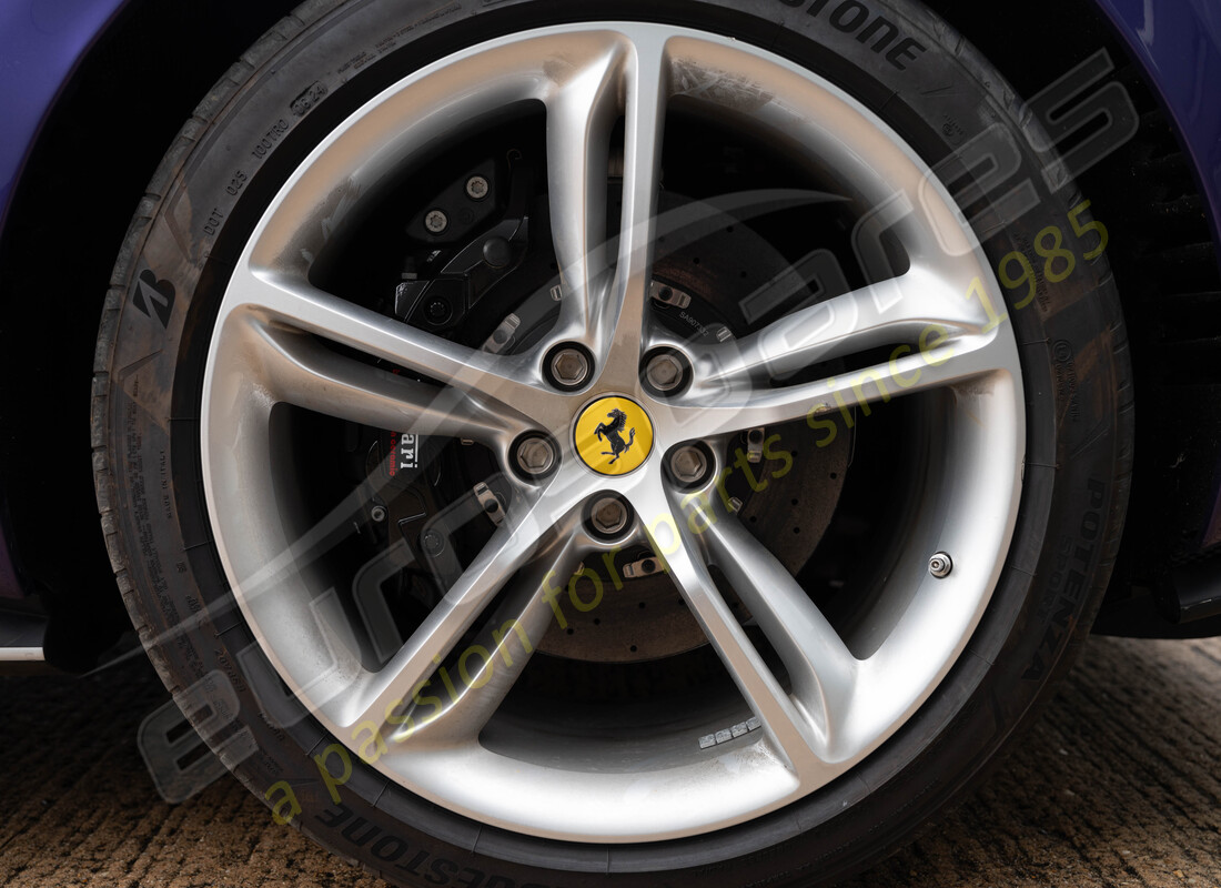 ferrari 296 gts con tbc, in preparazione per lo smantellamento #28