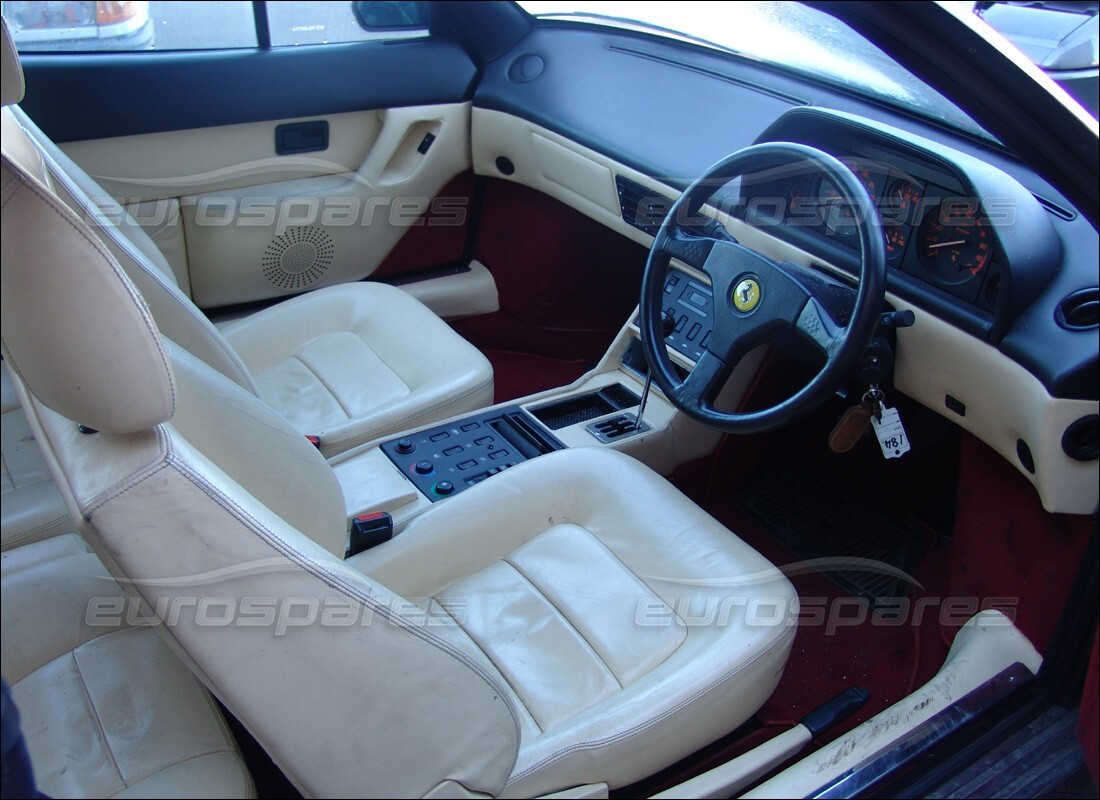 ferrari mondial 3.4 t coupe/cabrio con 26,262 miles, in preparazione per lo smantellamento di #6