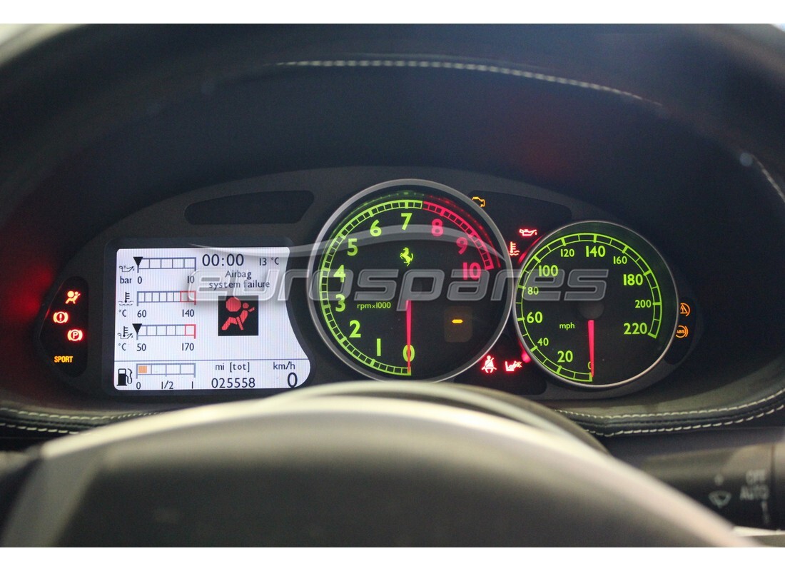 ferrari 612 scaglietti (europe) con 25,558 miles, in preparazione per lo smantellamento di #6