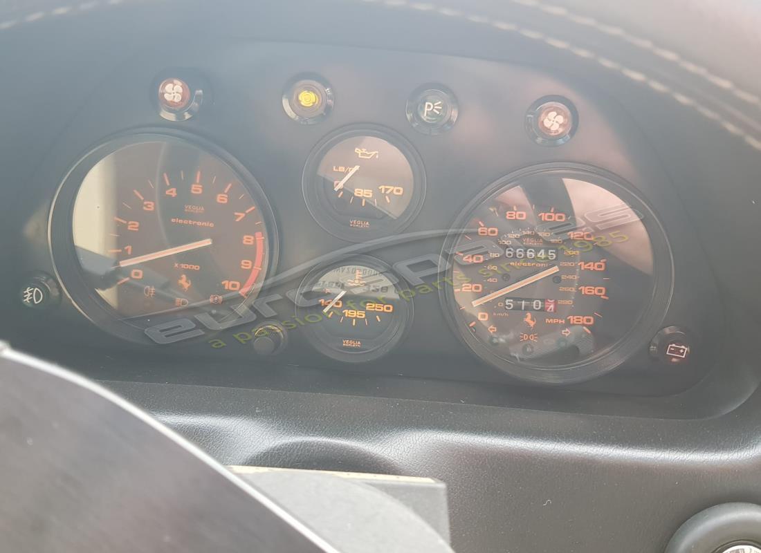 ferrari 328 (1988) con 66,645 miles, in preparazione per lo smantellamento di #12