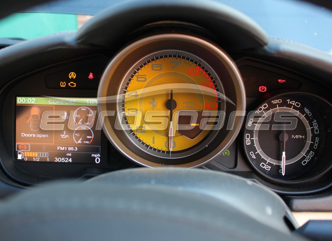 ferrari california (europe) con 30,524 miles, in preparazione per lo smantellamento di #7