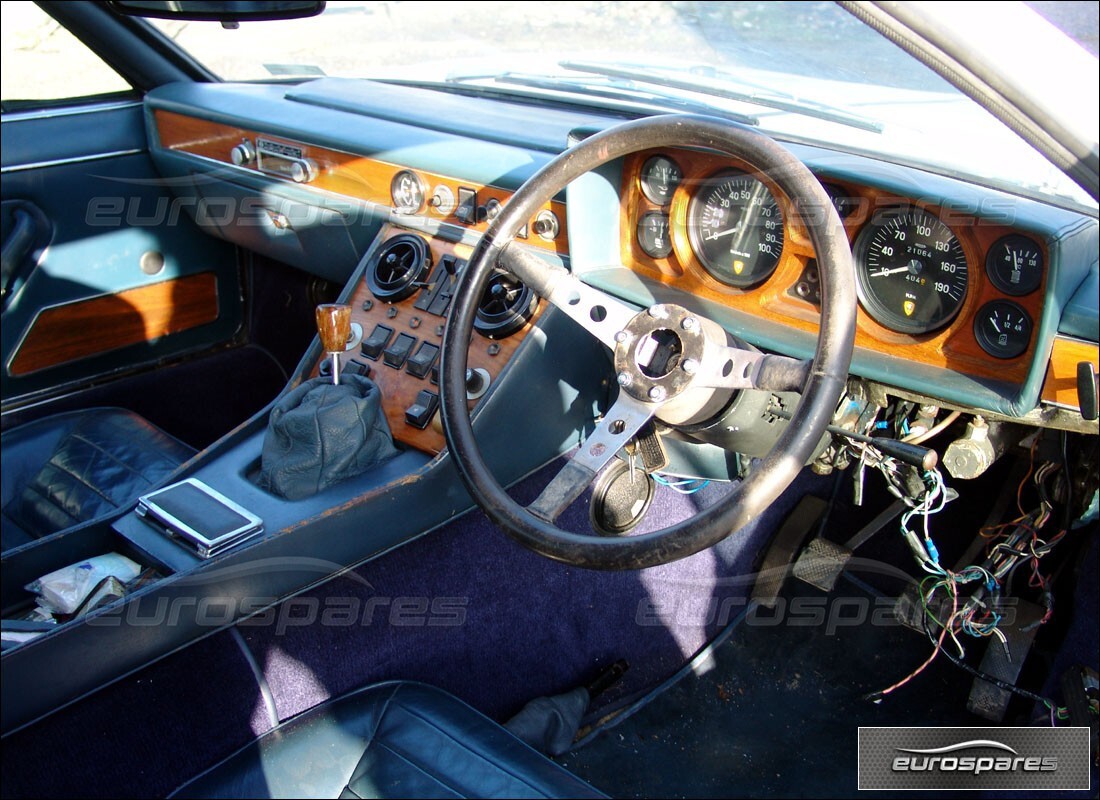 lamborghini espada con 21,064 miles, in preparazione per lo smantellamento di #5
