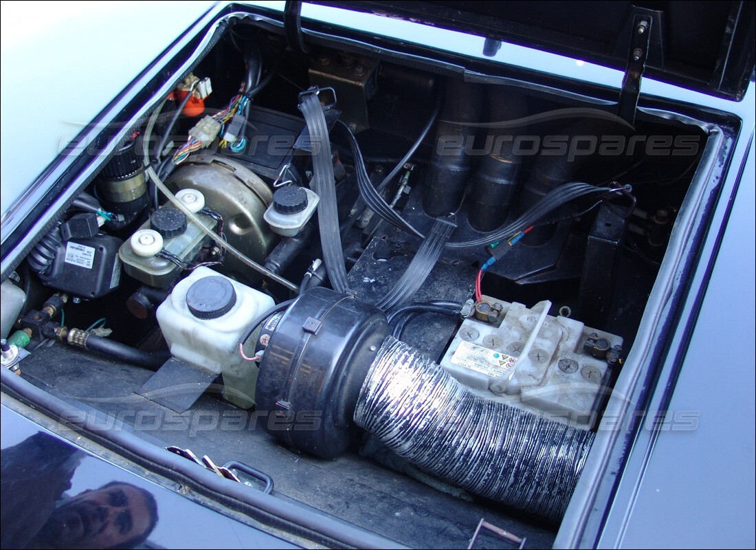 lamborghini jalpa 3.5 (1984) con 44,773 chilometri, in preparazione per lo smantellamento #3