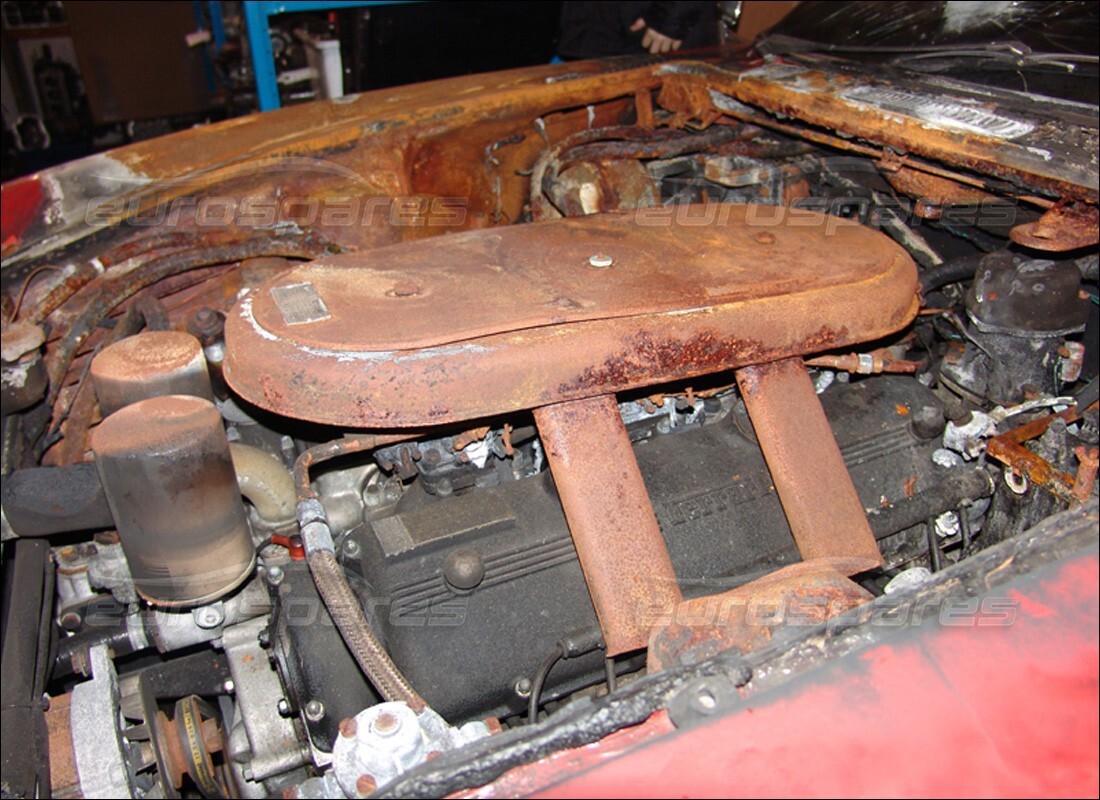 ferrari 365 gt 2+2 (mechanical) con sconosciuto, in preparazione per lo smantellamento di #4