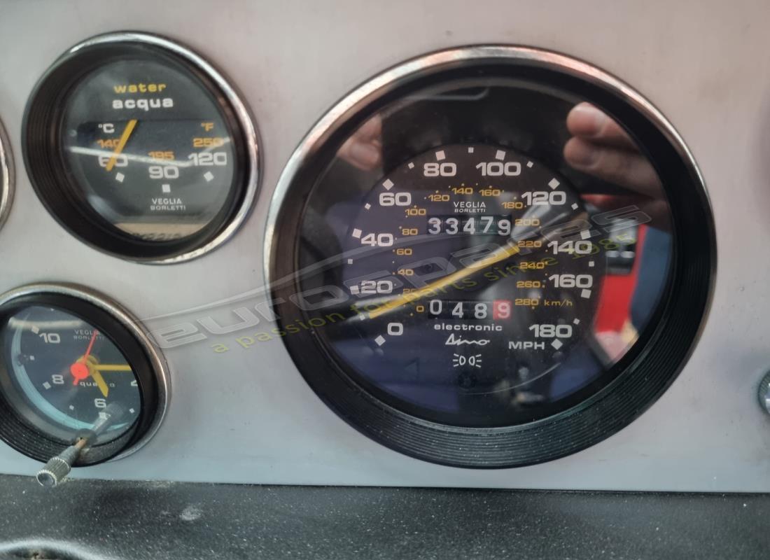 ferrari 308 gt4 dino (1979) con 33,479 miles, in preparazione per lo smantellamento di #20