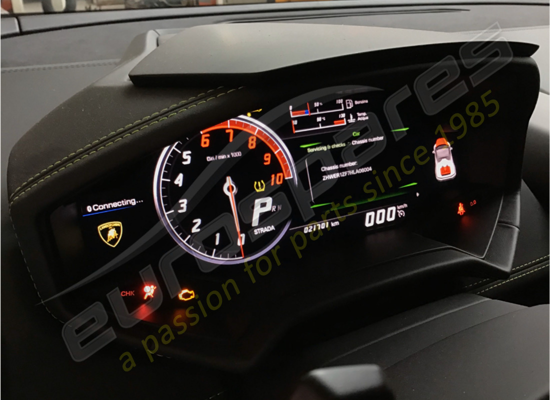 lamborghini 2017 (lp610-4 spyder) con 21,701 chilometri, in preparazione per lo smantellamento #13