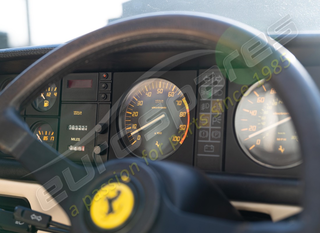 ferrari mondial 3.2 qv (1987) con 83223, in preparazione per lo smantellamento di #13