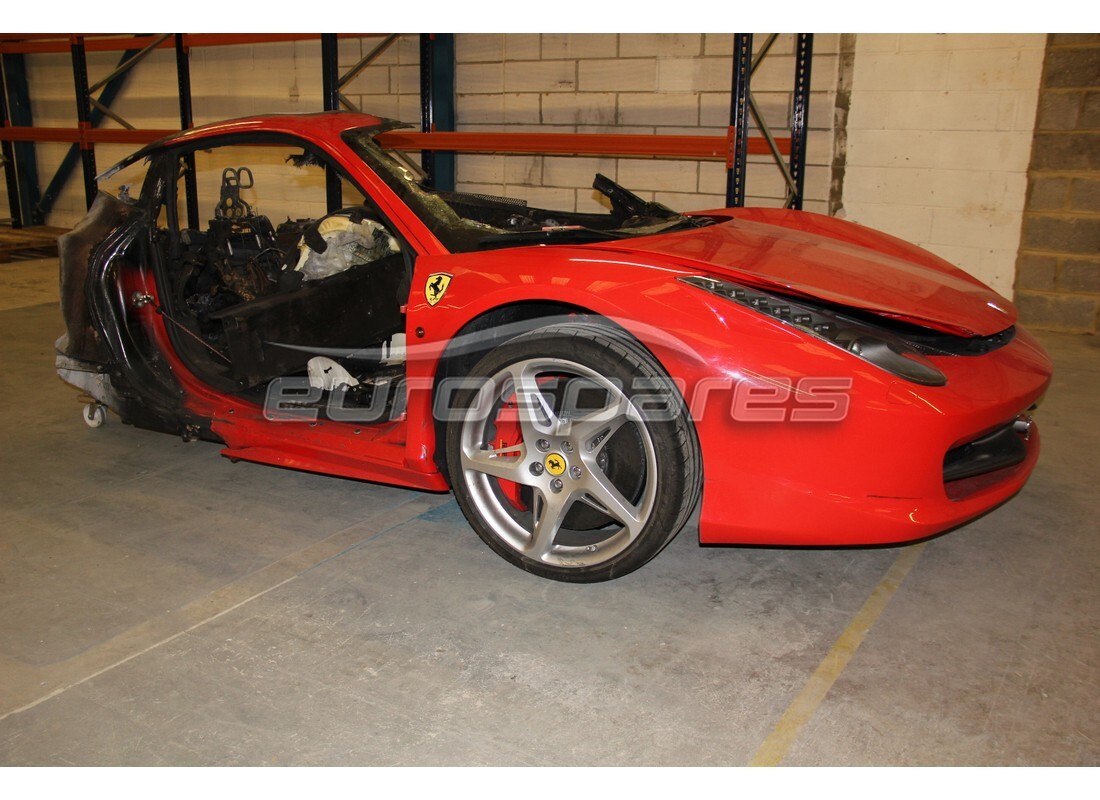ferrari 458 italia (europe) con 6,000 chilometri, in preparazione per lo smantellamento #3