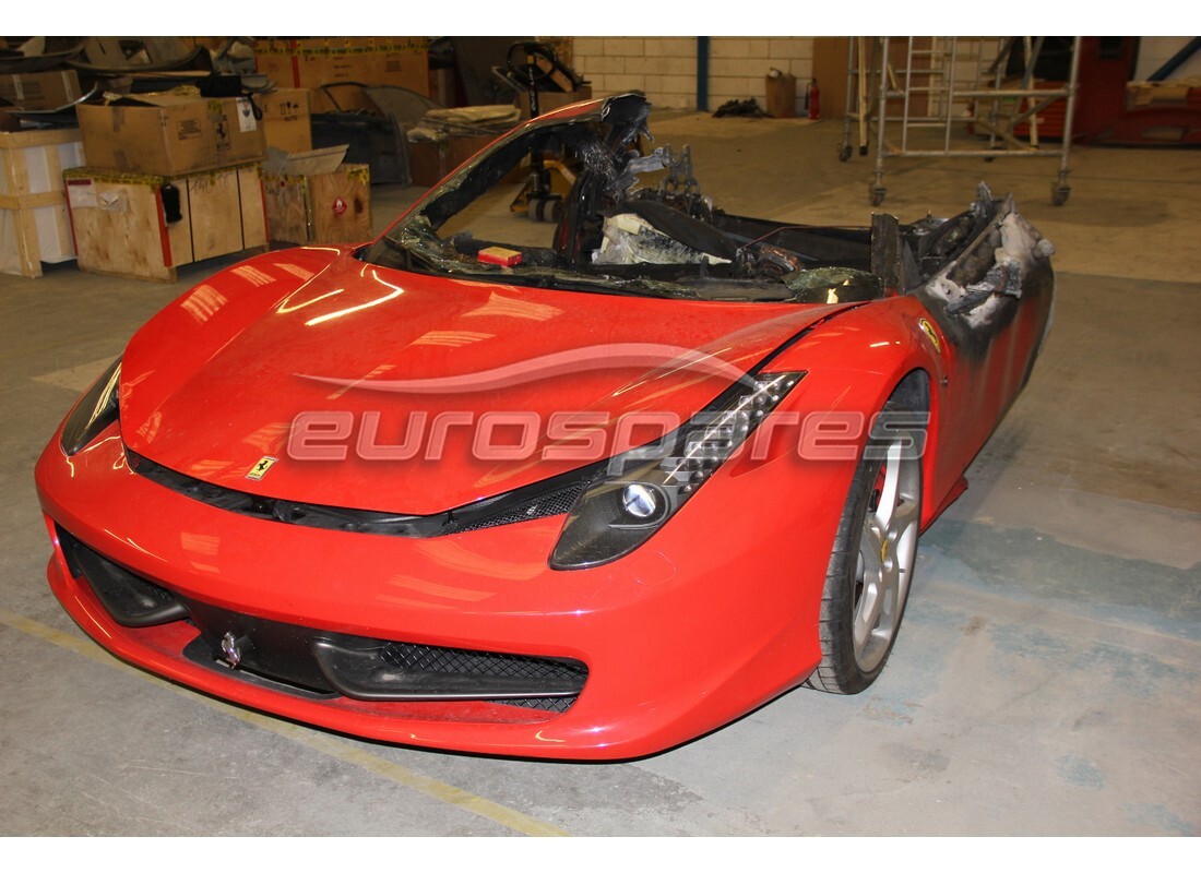 ferrari 458 italia (europe) con 6,000 chilometri, in preparazione per lo smantellamento #5