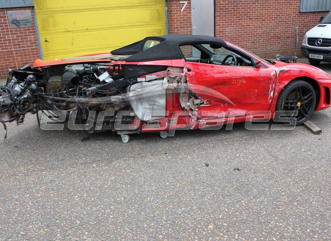 ferrari f430 spider (europe) con 15,744 miles, in preparazione per lo smantellamento di #3