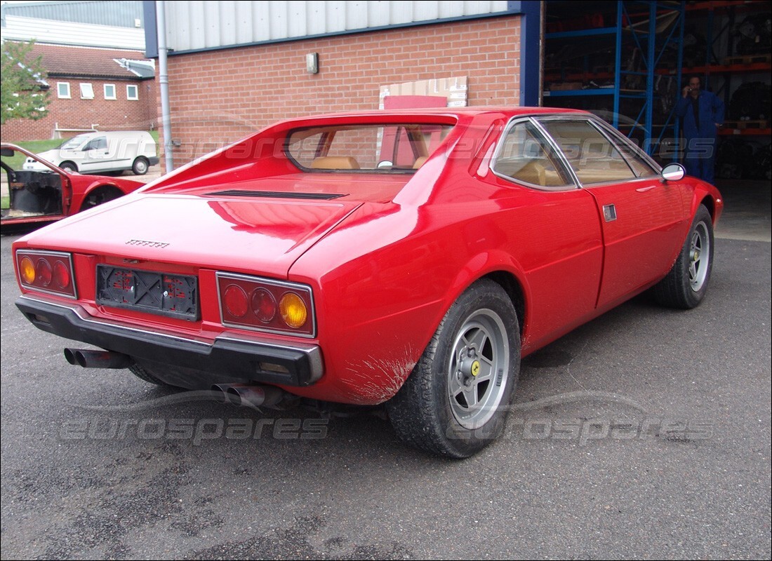 ferrari 308 gt4 dino (1979) con 54,824 chilometri, in preparazione per lo smantellamento #10
