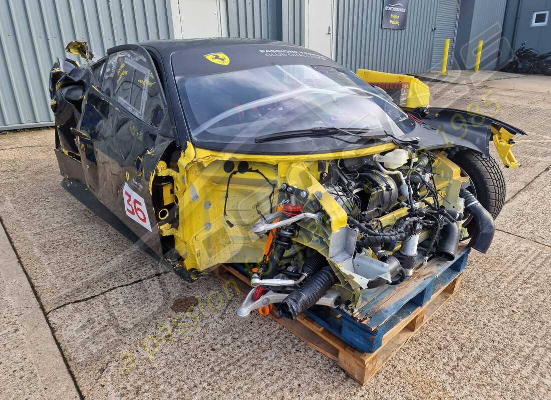 ferrari 488 challenge con 3,603 chilometri, in preparazione per lo smantellamento #7