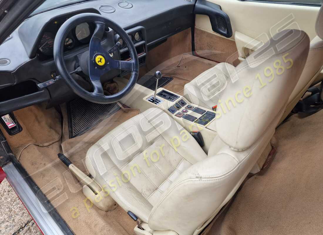 ferrari 328 (1985) con 28,673 chilometri, in preparazione per lo smantellamento #9