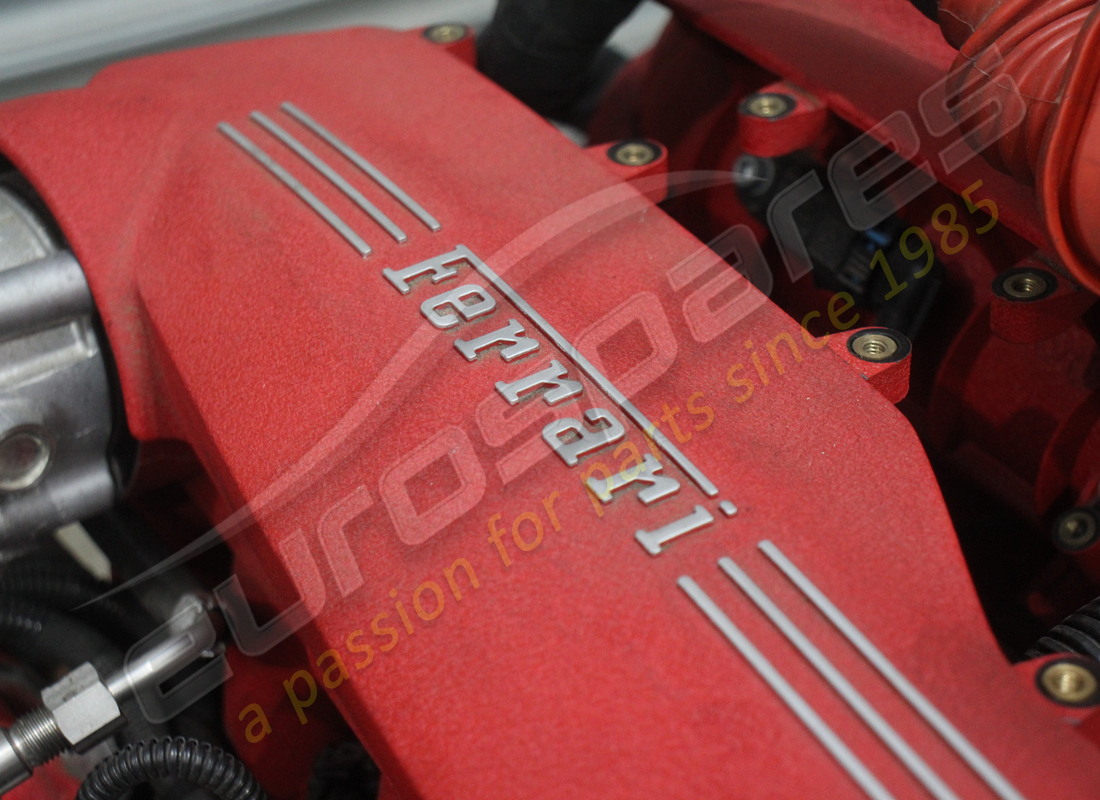 ferrari 488 challenge engine with 840 kilometers, being prepared for dismantling #6
