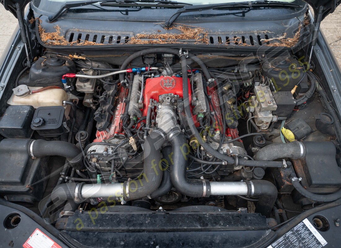 maserati qtp v6 (1996) con 85382 miglia, in preparazione per lo smantellamento di #23
