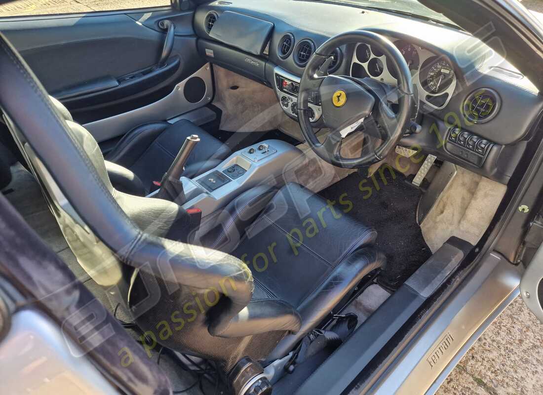 ferrari 360 spider con 24,759 miles, in preparazione per lo smantellamento di #9