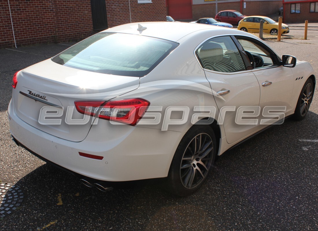 maserati ghibli (2014) con 6,087 miles, in preparazione per lo smantellamento di #3