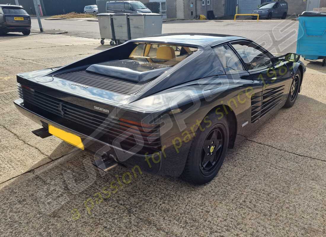 ferrari testarossa (1990) con 35,976 miles, in preparazione per lo smantellamento di #5