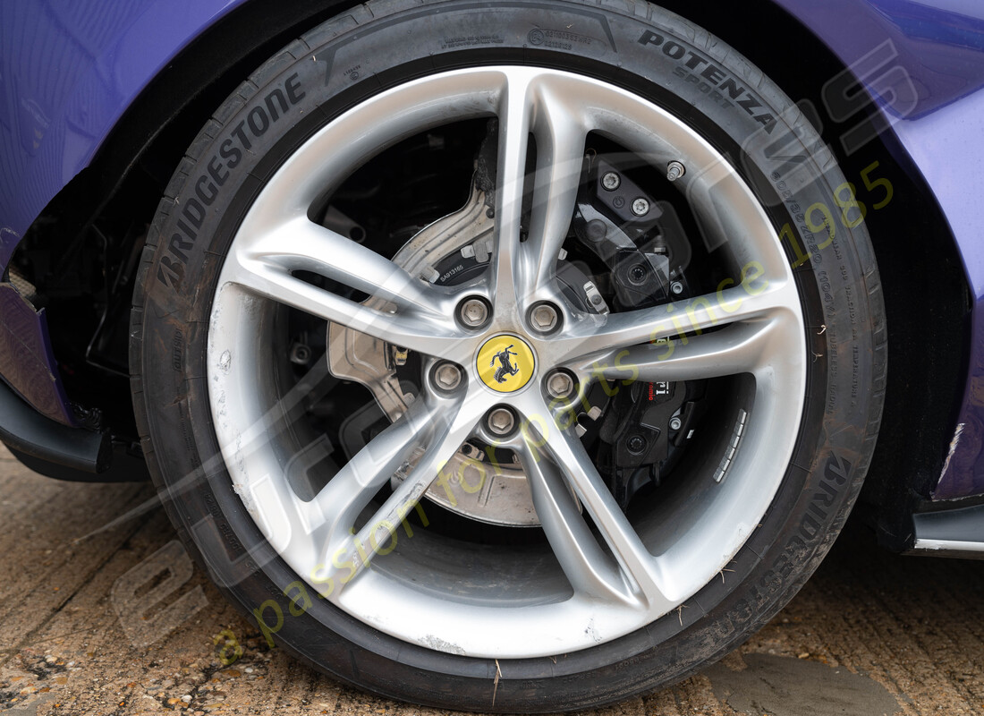 ferrari 296 gts con tbc, in preparazione per lo smantellamento #29