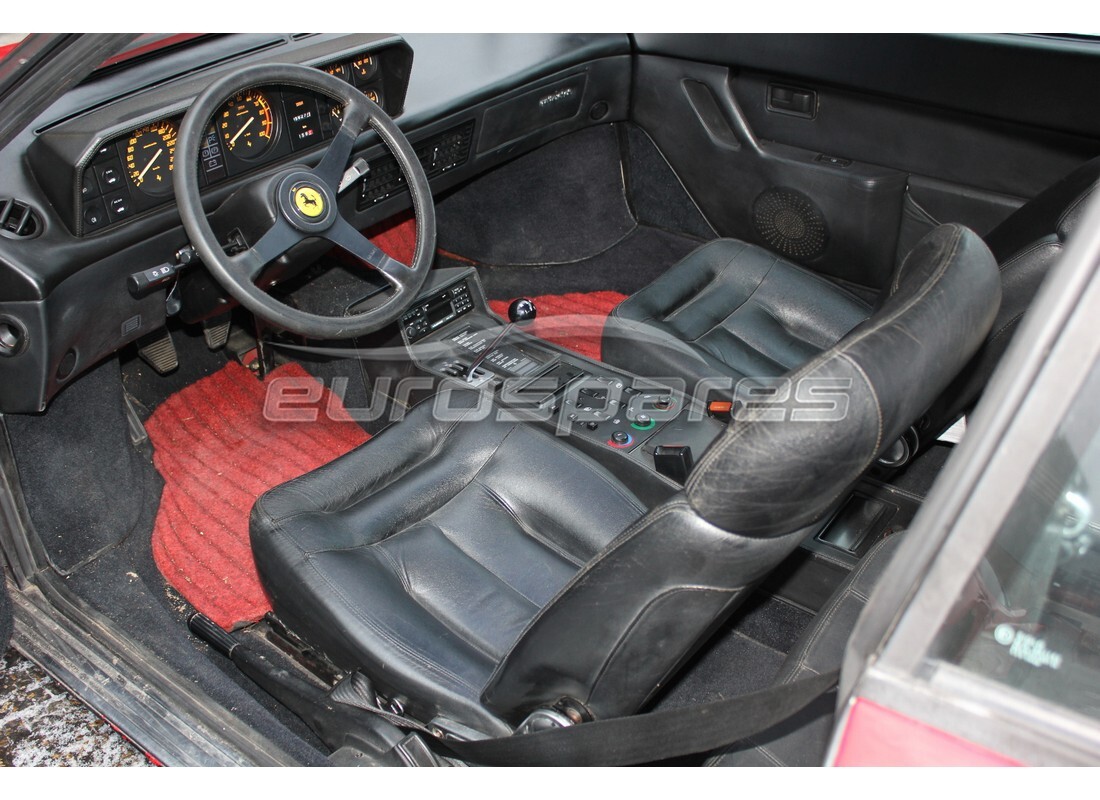 ferrari mondial 3.2 qv (1987) con 33,554 chilometri, in preparazione per lo smantellamento #6
