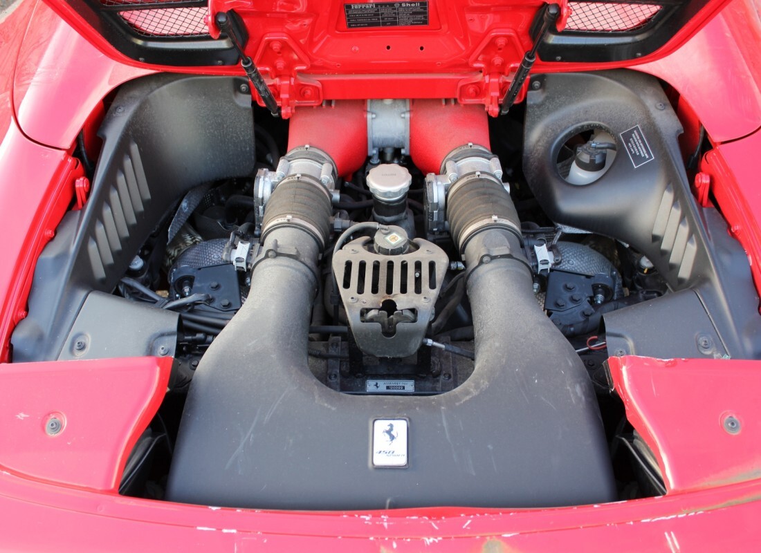 ferrari 458 spider (europe) con 869 miglia, in preparazione per lo smantellamento di #6
