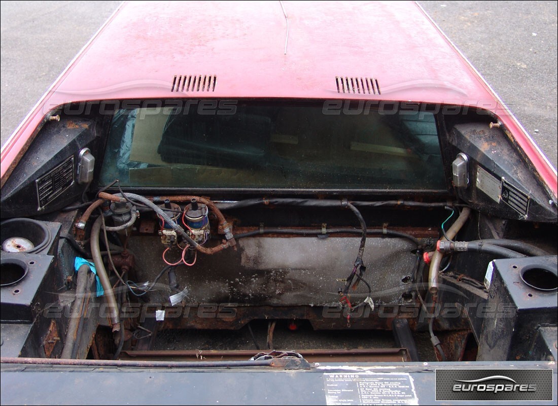 lamborghini urraco p250 / p250s con sconosciuto, in preparazione per lo smantellamento di #7