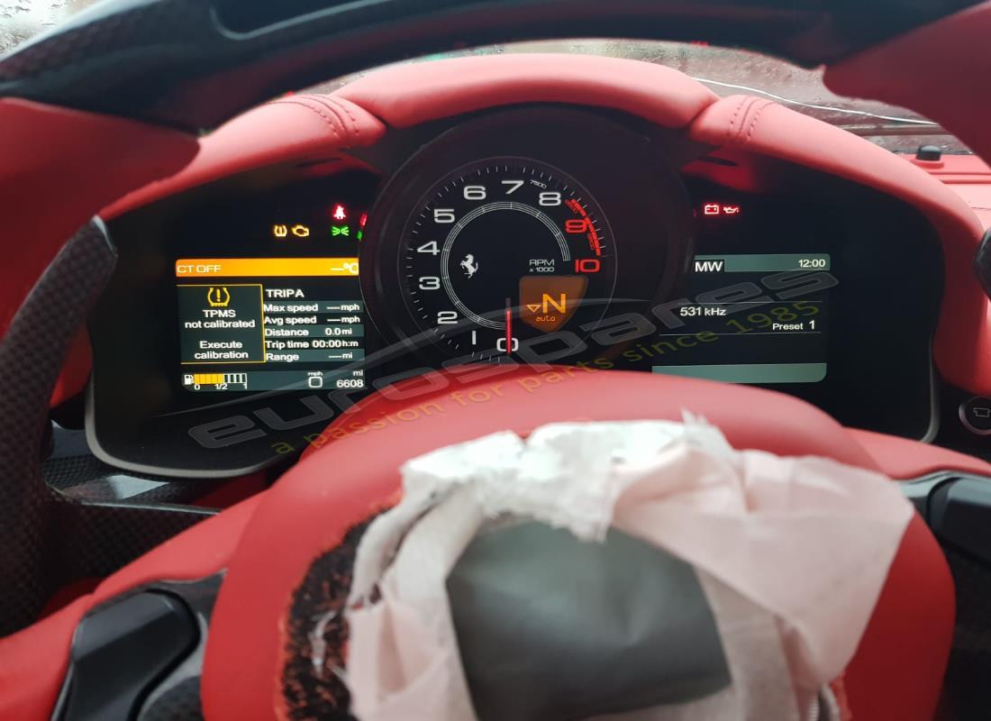 ferrari f12 berlinetta (europe) con 6,608 chilometri, in preparazione per lo smantellamento #13