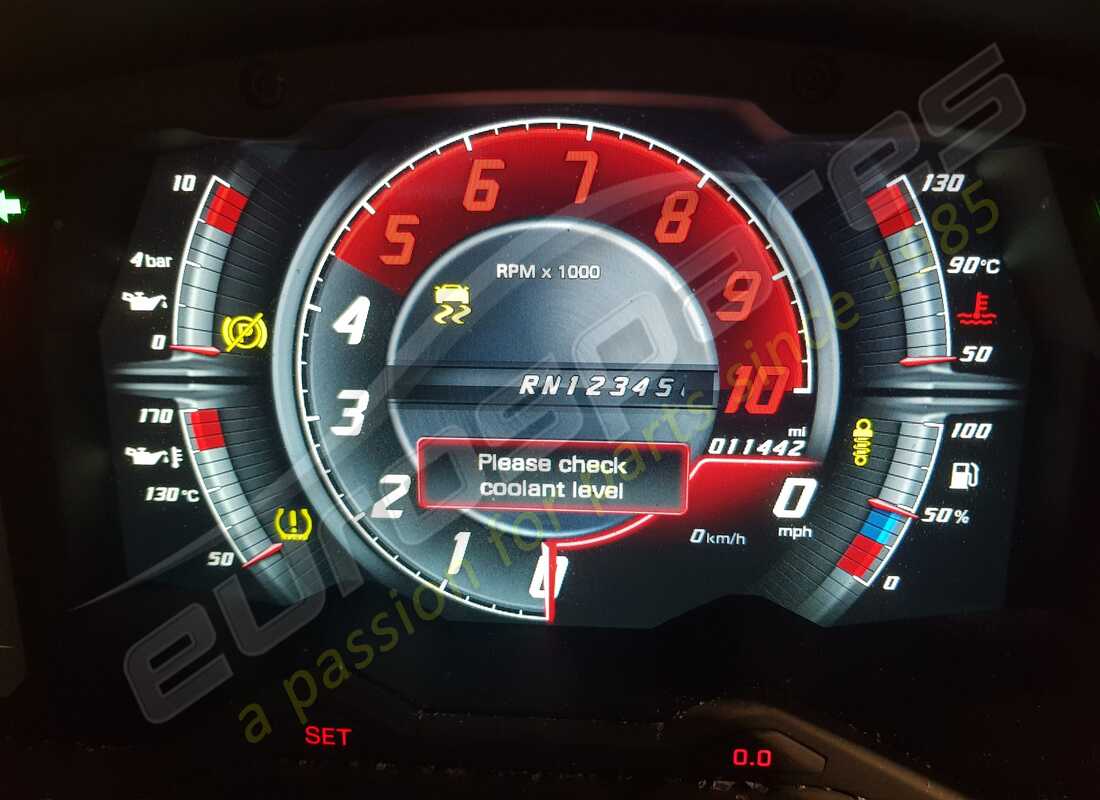 lamborghini lp740-4 s coupe (2018) con 11,442 miles, in preparazione per lo smantellamento di #11