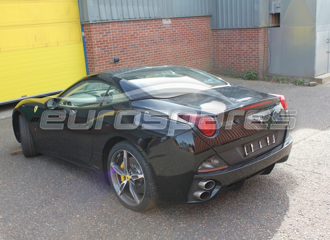 ferrari california (europe) con 12,258 miles, in preparazione per lo smantellamento di #3