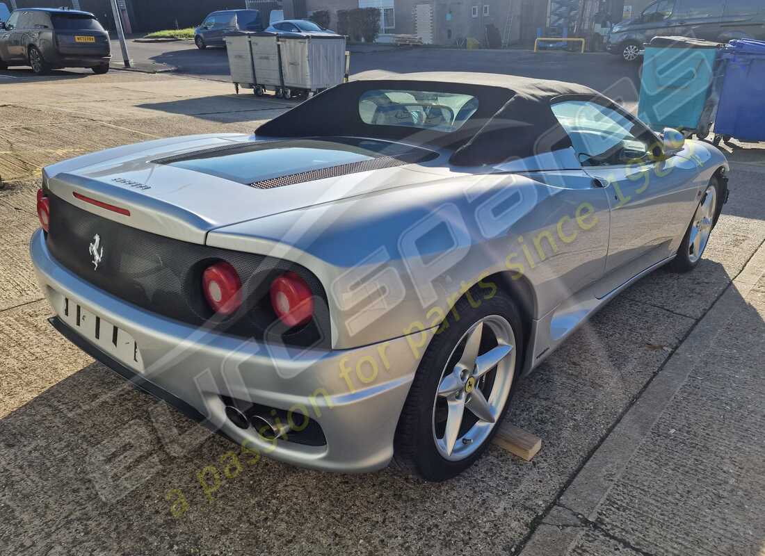 ferrari 360 spider con 24,759 miles, in preparazione per lo smantellamento di #5