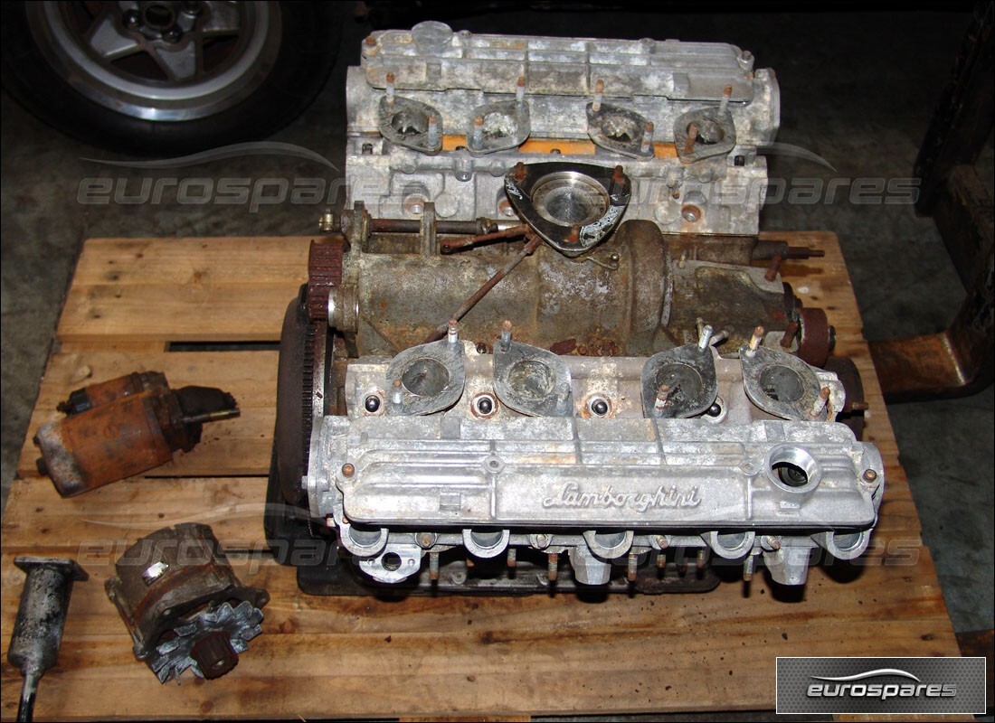 lamborghini urraco p250 / p250s con sconosciuto, in preparazione per lo smantellamento di #6