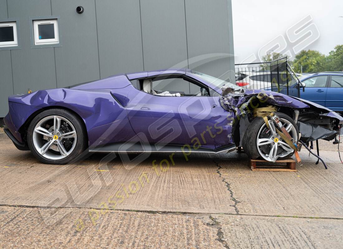 ferrari 296 gts con tbc, in preparazione per lo smantellamento #6