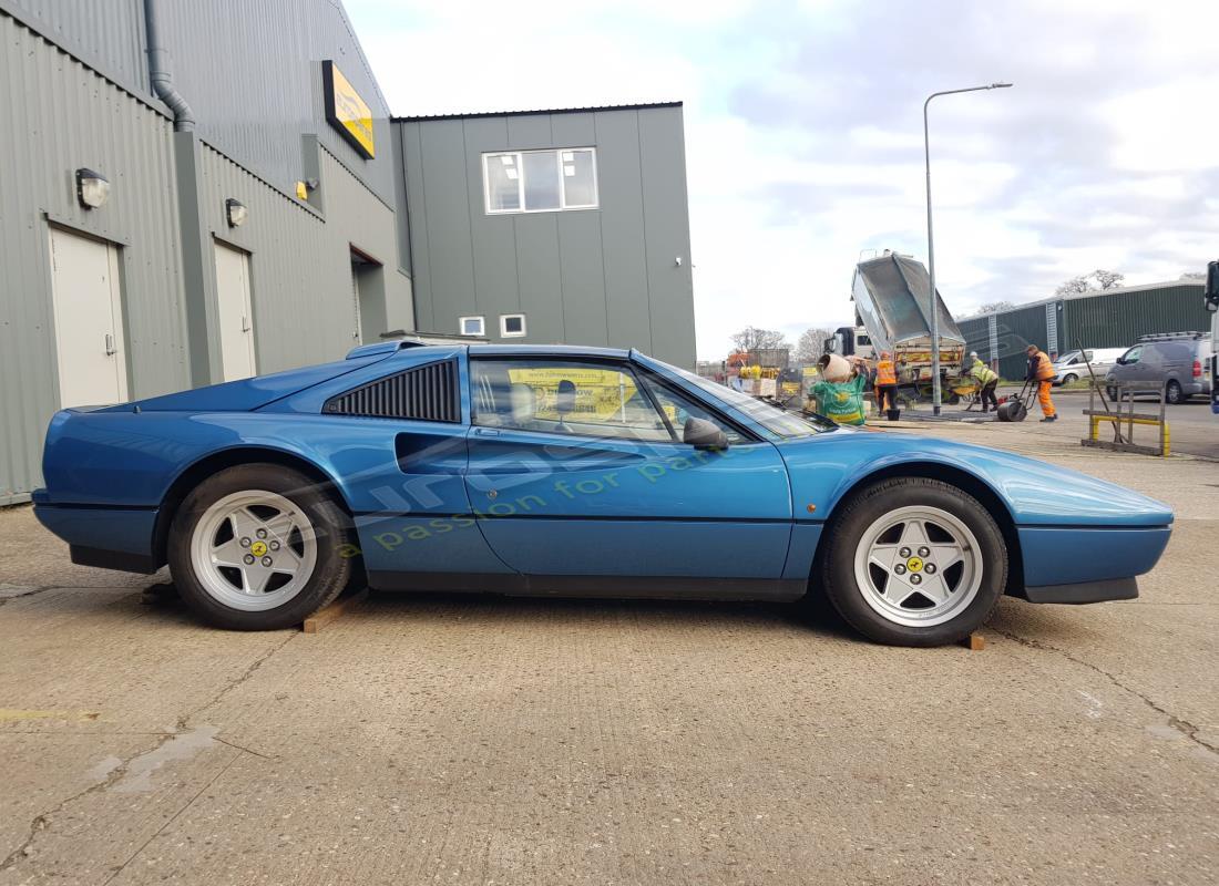 ferrari 328 (1988) con 66,645 miles, in preparazione per lo smantellamento di #6