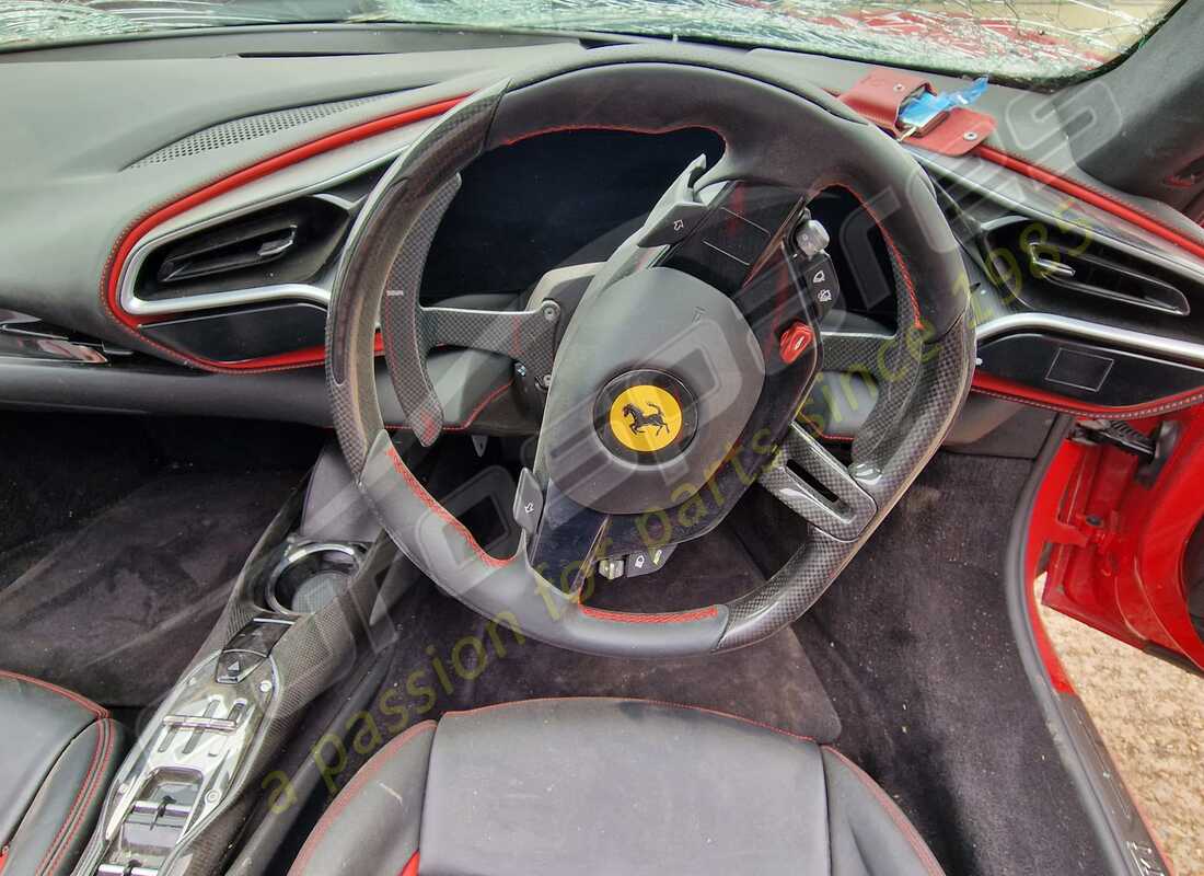ferrari 296 gts con 2525 miglia, in preparazione per lo smantellamento di #13