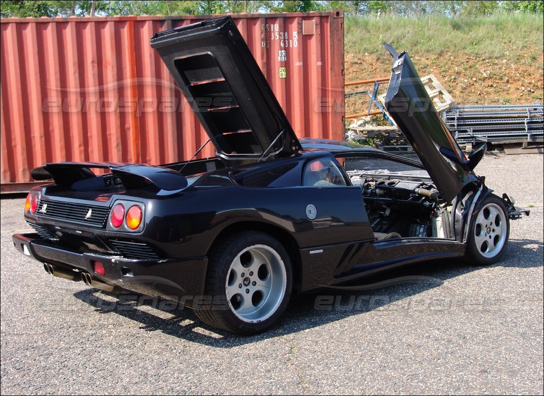 lamborghini diablo se30 (1995) con 28,485 chilometri, in preparazione per lo smantellamento #8