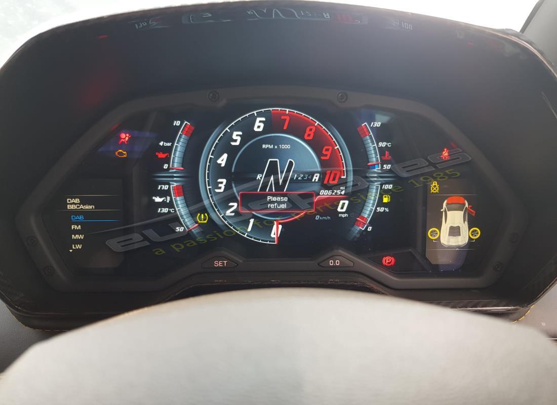 lamborghini 2018 (lp740-4 s coupe) con 6,254 miles, in preparazione per lo smantellamento di #12