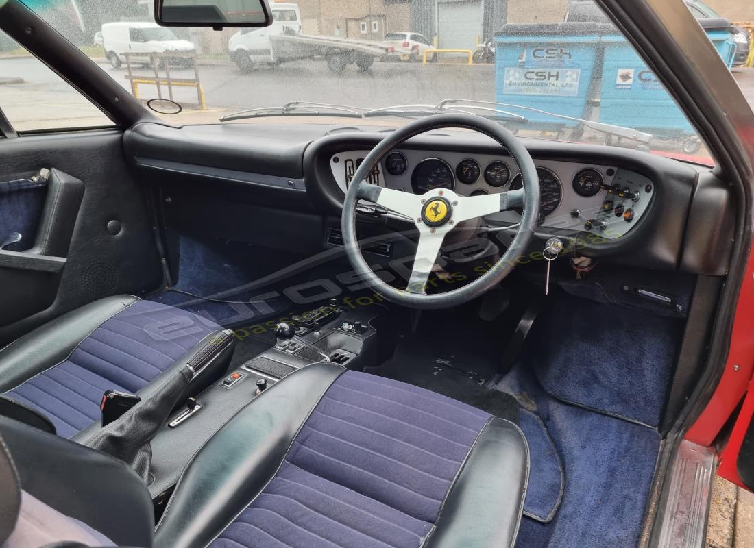 ferrari 308 gt4 dino (1979) con 33,479 miles, in preparazione per lo smantellamento di #12
