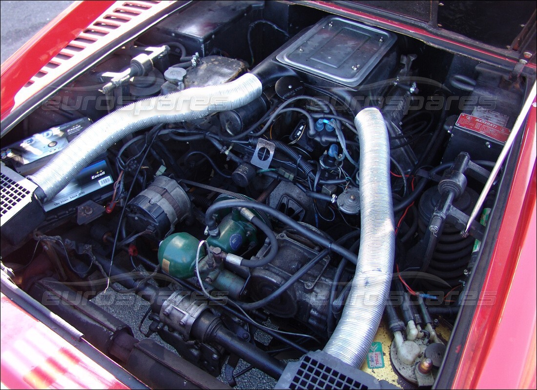 maserati merak 3.0 con 55,707 miles, in preparazione per lo smantellamento di #2