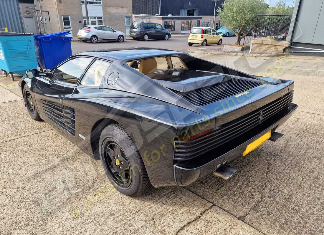 ferrari testarossa (1990) con 35,976 miles, in preparazione per lo smantellamento di #3