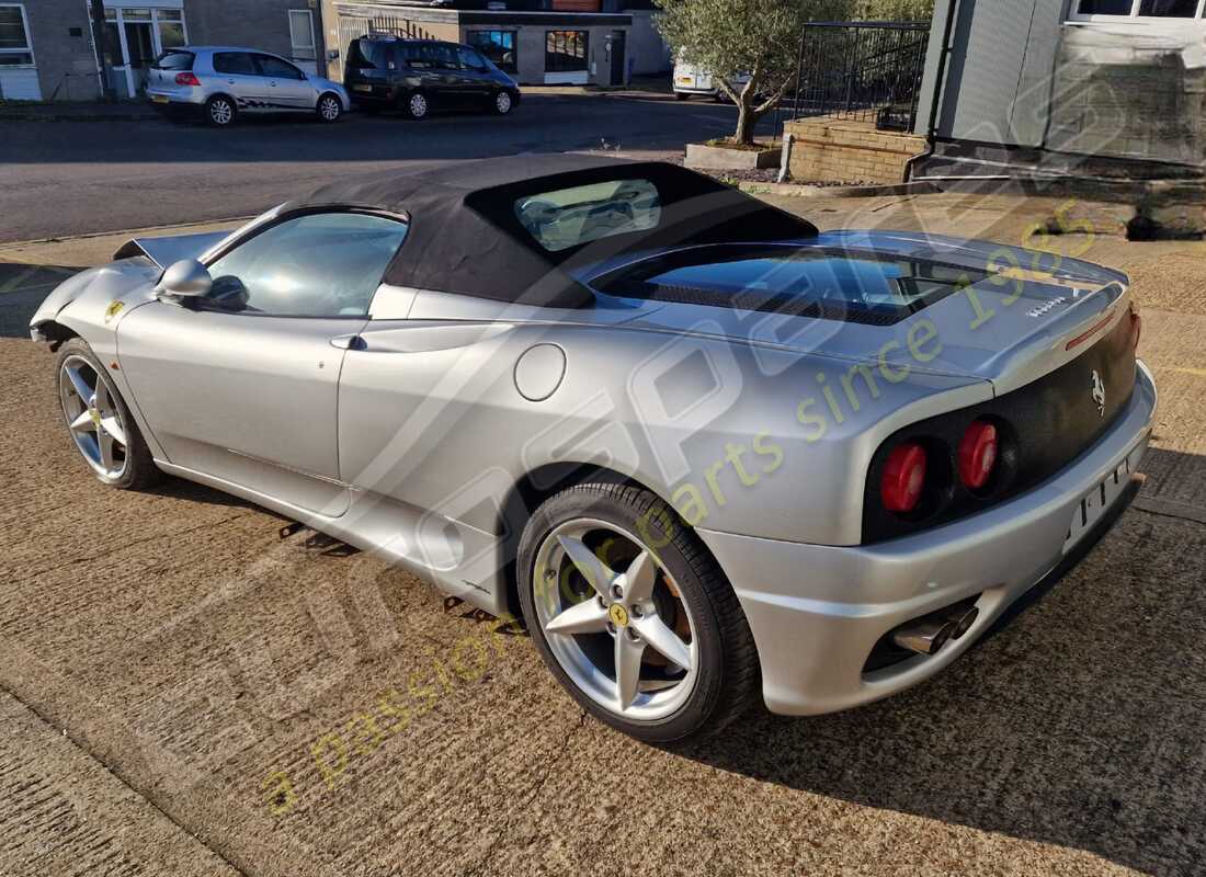 ferrari 360 spider con 24,759 miles, in preparazione per lo smantellamento di #3