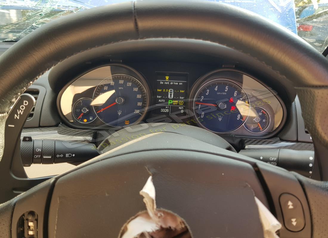 maserati granturismo s (2018) con 3,326 miles, in preparazione per lo smantellamento di #9