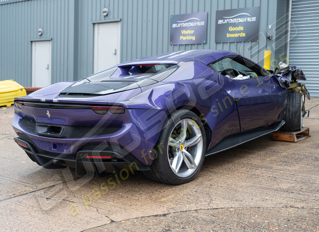 ferrari 296 gts con tbc, in preparazione per lo smantellamento #5