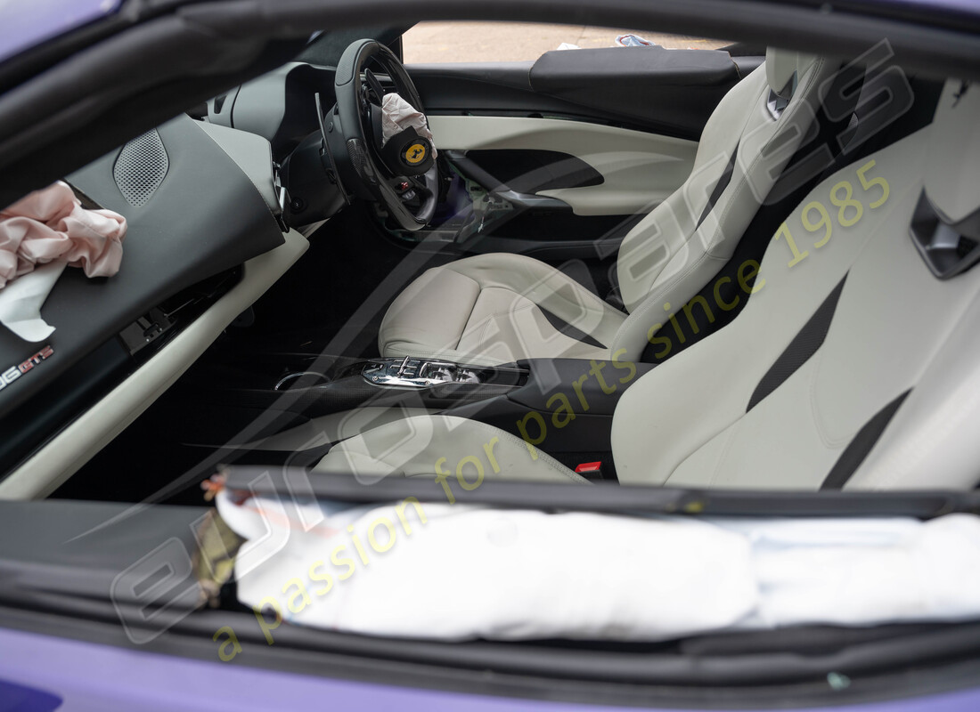 ferrari 296 gts con tbc, in preparazione per lo smantellamento #14