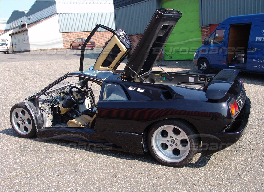 lamborghini diablo se30 (1995) con 28,485 chilometri, in preparazione per lo smantellamento #10