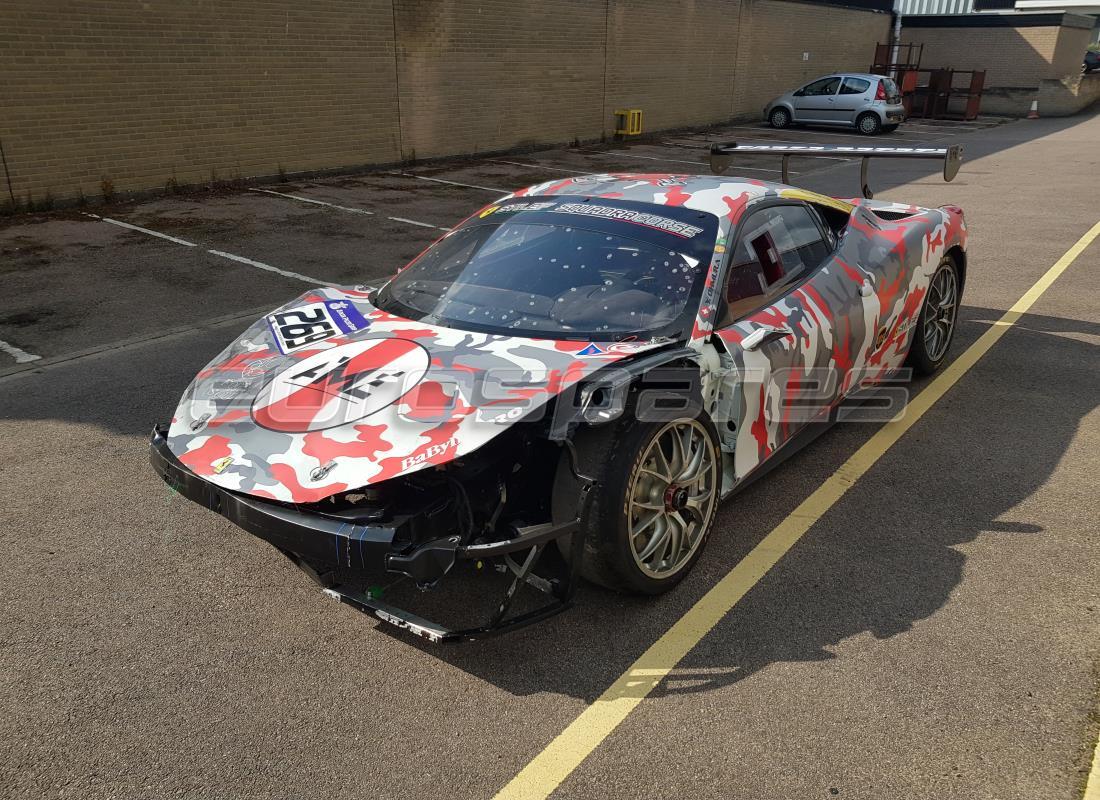 ferrari 458 challenge with unknown, being prepared for dismantling #1