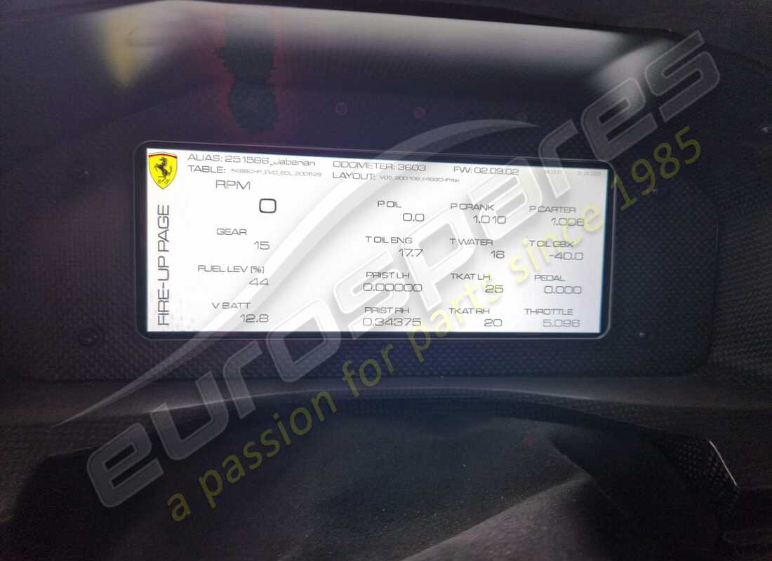 ferrari 488 challenge con 3,603 chilometri, in preparazione per lo smantellamento #14