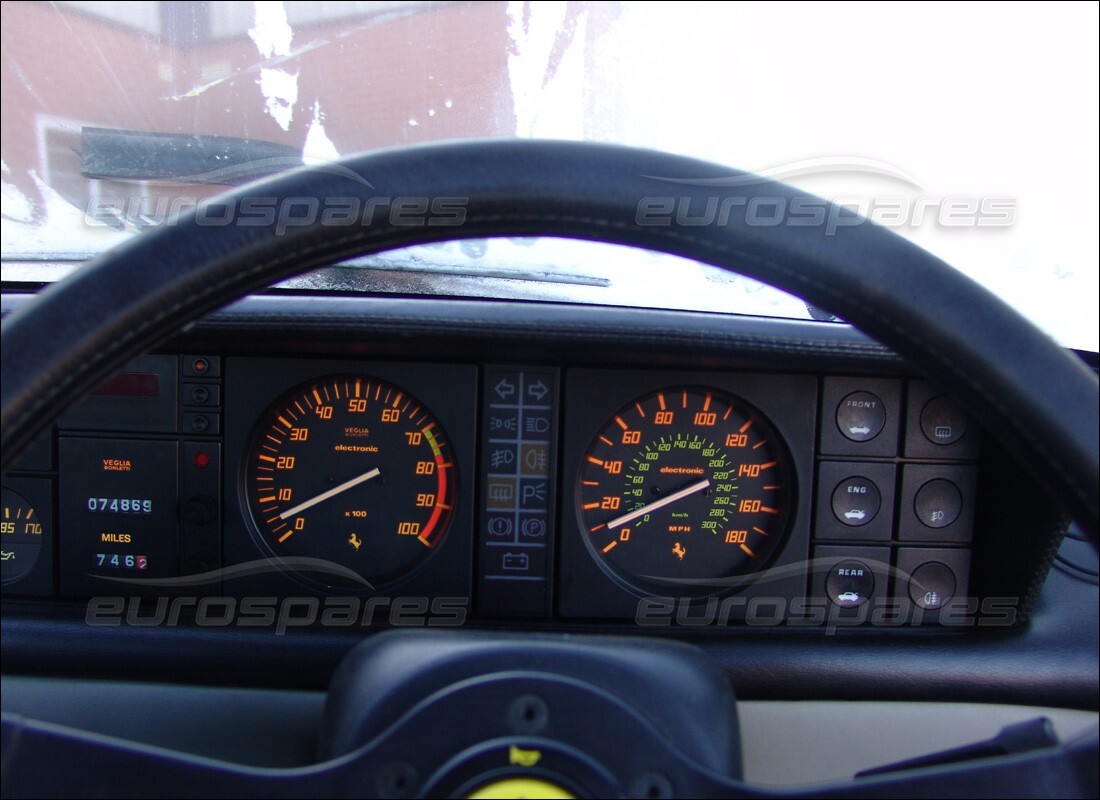 ferrari mondial 3.2 qv (1987) con 74,889 miles, in preparazione per lo smantellamento di #4