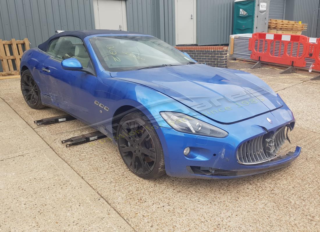 maserati grancabrio (2011) 4.7 con 53,231 miles, in preparazione per lo smantellamento di #7